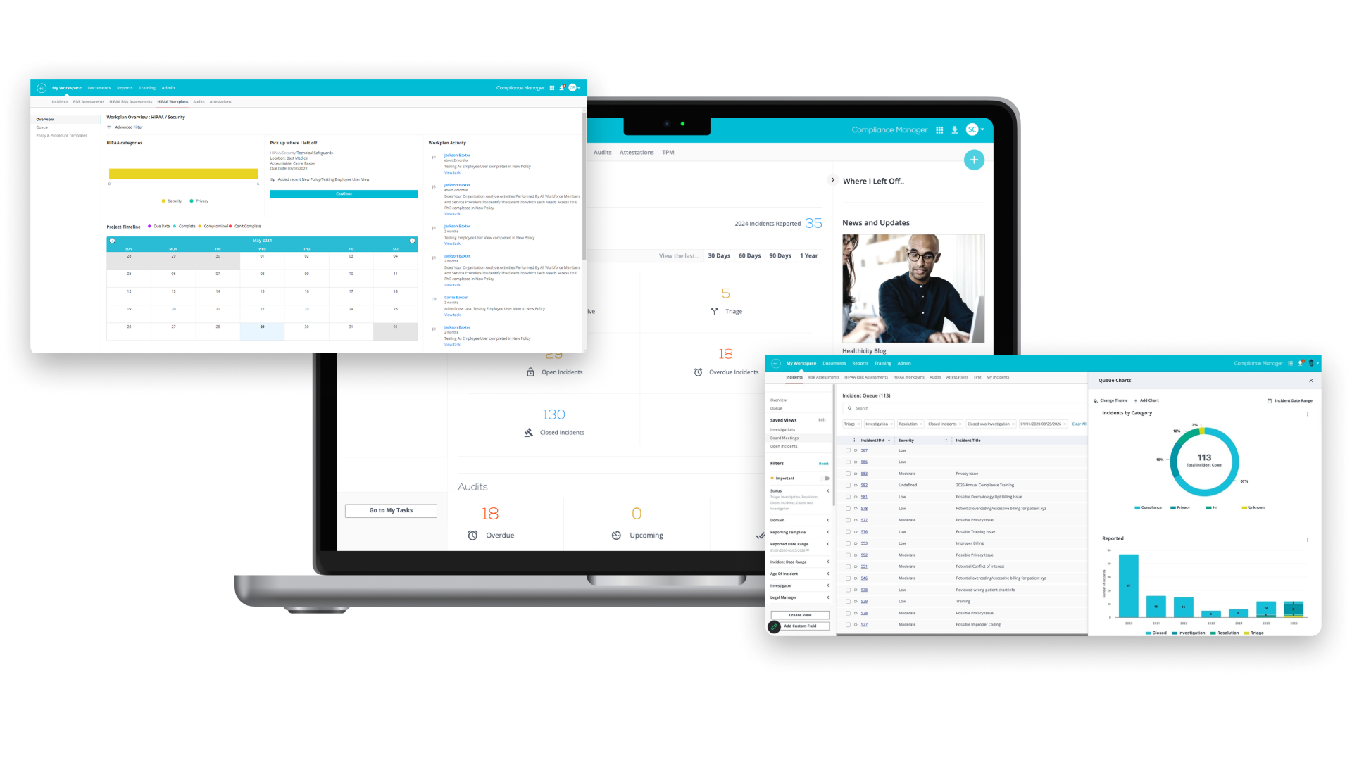 Compliance Manager Software Screenshot