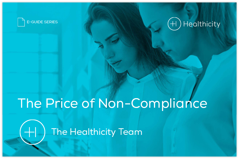 The Price of Non-Compliance e-Guide Cover