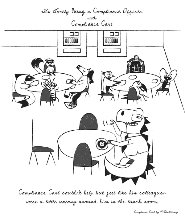 Lonely Lunch Room: Compliance Carl