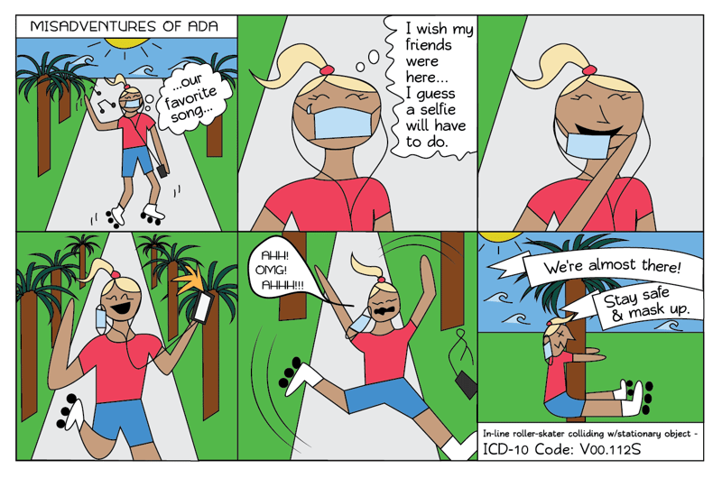 Beachy In-line Roller-skating: The Misadventures of Ada