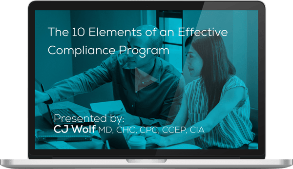 Watch the 10 Elements of an Effective Compliance Program Webinar On-Demand