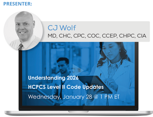 Watch On-Demand: Understanding 2026 HCPCS Level II Code Updates