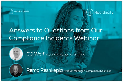 Answers to Questions from Our Compliance Incidents Webinar  - eBrief