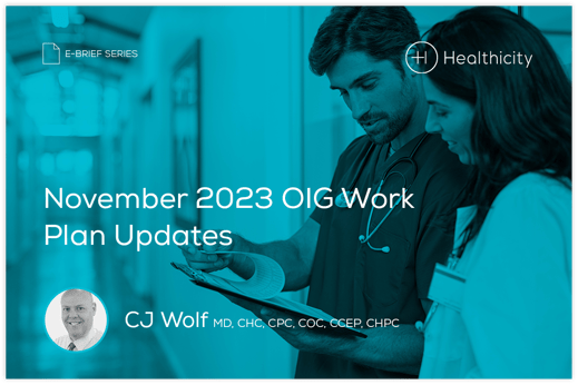 November 2023 OIG Work Plan Updates - eBrief