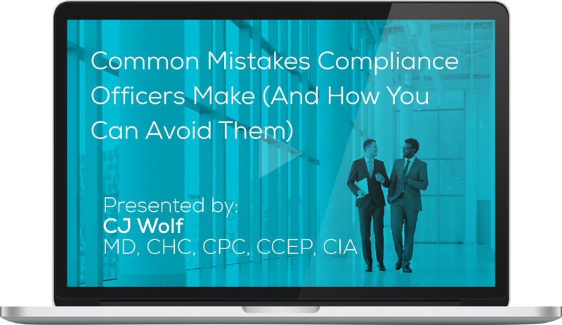 Register for the 'Common Mistakes Compliance Officers Make