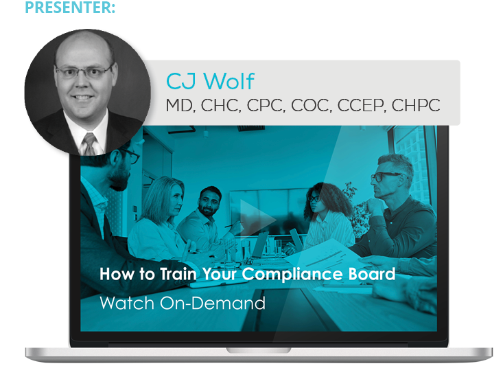 Watch the Webinar - How to Train Your Compliance Board