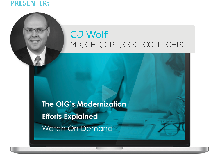 Watch the Webinar - The OIG’s Modernization Efforts Explained