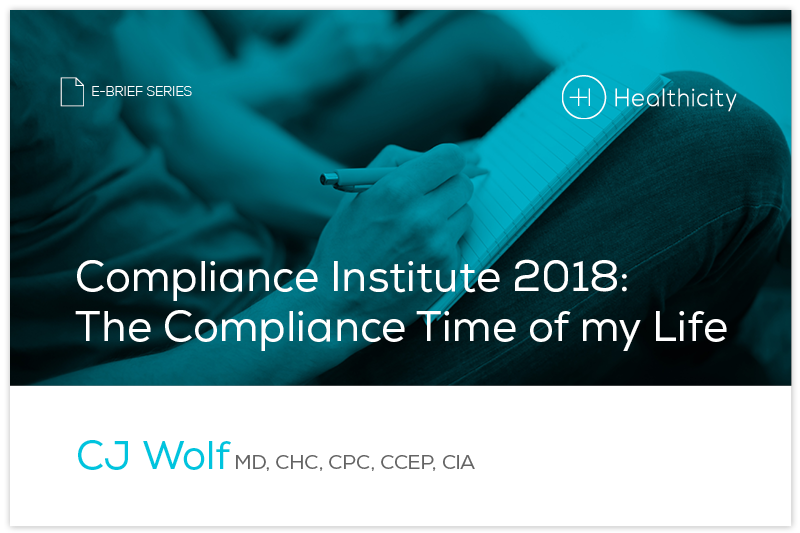 Download 'Compliance Institute 2018: The Compliance Time of My Life' eBrief