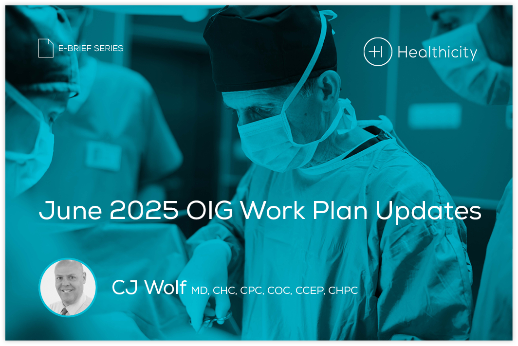 Download the eBrief - June 2025 OIG Work Plan Updates