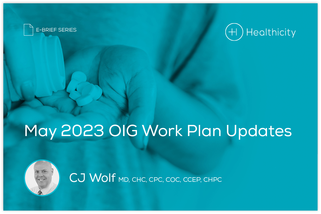 Download the eBrief - May 2023 OIG Work Plan Updates