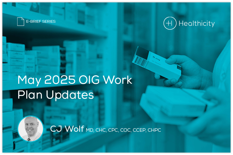 Download the eBrief - May 2025 OIG Work Plan Updates