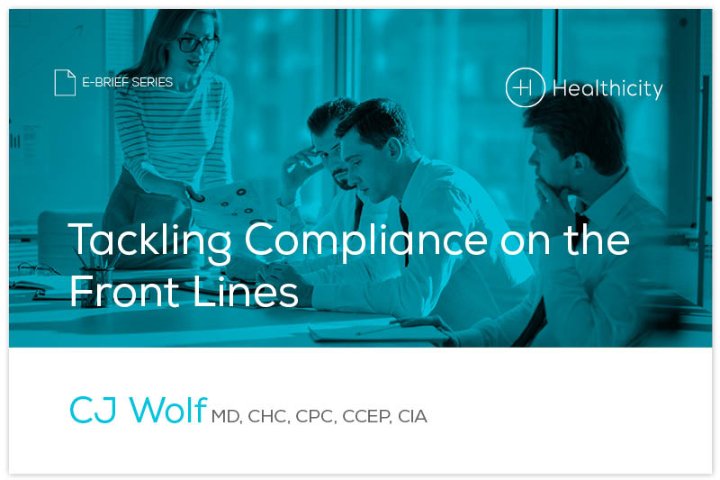 Download 'Tackling Compliance on the Front Lines' eBrief