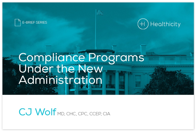 Download the Compliance Programs Under the New Administration eBrief
